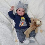 WOOROY Lifelike 19-Inch Reborn Baby Doll Boy