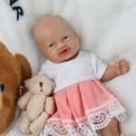 IVITA 7" Mini Full Body Silicone Reborn Doll