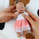 IVITA 7" Mini Full Body Silicone Reborn Doll