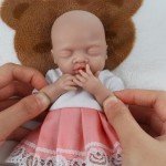 7" Mini Reborn Doll – Lifelike Silicone Baby Toy