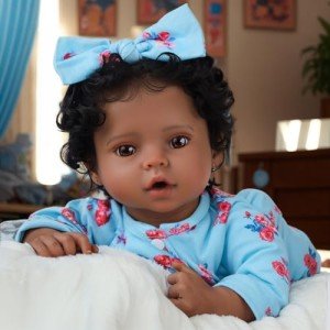 Lifelike Reborn Black Girl Doll - 20 Inch