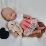 7" Mini Reborn Doll – Lifelike Silicone Baby Toy