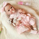 Lifelike 18-Inch Pinky Reborn Baby Doll
