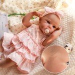 Lifelike 18-Inch Pinky Reborn Baby Doll