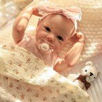 Lifelike 18-Inch Pinky Reborn Baby Doll