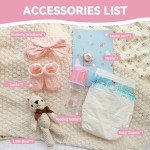 Lifelike 18-Inch Pinky Reborn Baby Doll