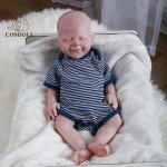 COSDOLL 18.5" Reborn Baby Boy Doll with Drink-Wet System