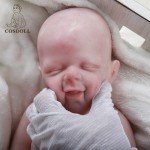 COSDOLL 18.5" Reborn Baby Boy Doll with Drink-Wet System