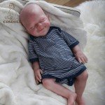 COSDOLL 18.5" Reborn Baby Boy Doll with Drink-Wet System