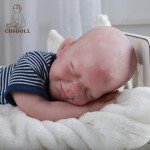 COSDOLL 18.5" Reborn Baby Boy Doll with Drink-Wet System