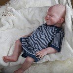 COSDOLL 18.5" Reborn Baby Boy Doll with Drink-Wet System