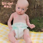 22" Reborn Baby Doll with Drink-Wet System