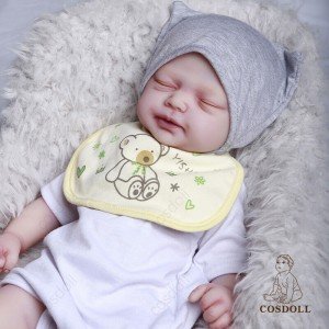 18.5" Lifelike Platinum Silicone Reborn Girl Doll