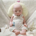 18.5" Full Body Silicone Reborn Baby Boy Doll