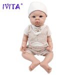 IVITA 19" Blue Eyes Silicone Reborn Doll
