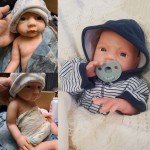 18.5" Full Body Silicone Reborn Baby Boy Doll
