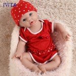 19" Blue-Eyed Girl Full Silicone Reborn Doll
