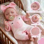 Realistic 12-Inch Reborn Baby Doll Gift Set