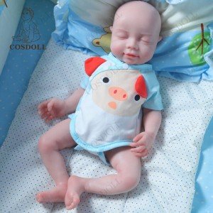 16" Lifelike Closed-Eyes Reborn Baby Girl Doll
