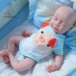 16" Lifelike Closed-Eyes Reborn Baby Girl Doll