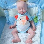 16" Lifelike Closed-Eyes Reborn Baby Girl Doll