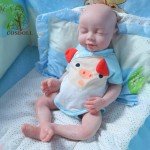 16" Lifelike Closed-Eyes Reborn Baby Girl Doll