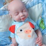 16" Lifelike Closed-Eyes Reborn Baby Girl Doll