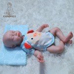 16" Lifelike Closed-Eyes Reborn Baby Girl Doll