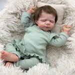 18-Inch Sleeping Boy Realistic Reborn Doll