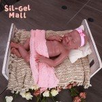 18.5" Brown Skin Full Body Silicone Reborn Doll