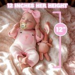 Realistic 12-Inch Reborn Baby Doll Gift Set