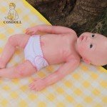 18'' Lifelike Girl Platinum Silicone Reborn Doll