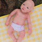 18'' Lifelike Girl Platinum Silicone Reborn Doll