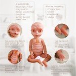 13.5" Full Body Silicone Reborn Alien Doll