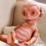 13.5" Full Body Silicone Reborn Alien Doll
