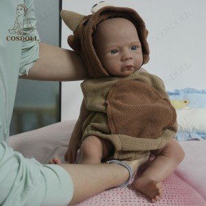 18.5" Soft Silicone Newborn Boy Reborn Doll