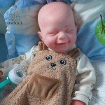 Platinum Silicone 18.5" Boy Reborn Baby Doll