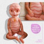 13.5" Full Body Silicone Reborn Alien Doll