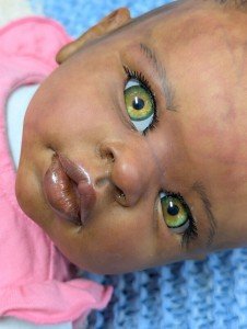 20-Inch Reborn Baby Girl Doll - African American