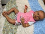 20-Inch Reborn Baby Girl Doll - African American