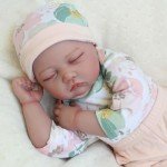 Kaydora 22-Inch Realistic Sleeping Baby Girl Doll