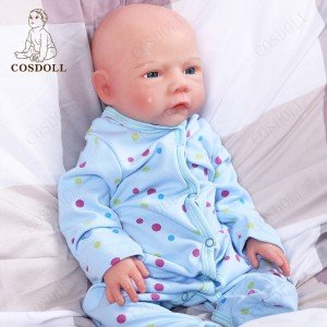 18.5" Adorable Silicone Reborn Baby Boy Doll