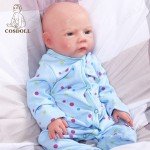 18.5" Adorable Silicone Reborn Baby Boy Doll