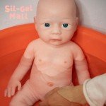 18.5" Reborn Baby Boy Full Body Silicone Doll