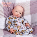 18.5" Reborn Baby Boy Full Body Silicone Doll