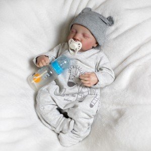 Realistic 18" Handmade Silicone Reborn Baby Doll