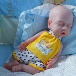 14.9" Silicone Reborn Boy Doll with Drink-Wet