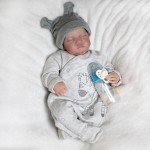 Realistic 18" Handmade Silicone Reborn Baby Doll