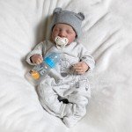 Realistic 18" Handmade Silicone Reborn Baby Doll