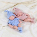 Adorable 20cm Mini Silicone Reborn Doll for Girls